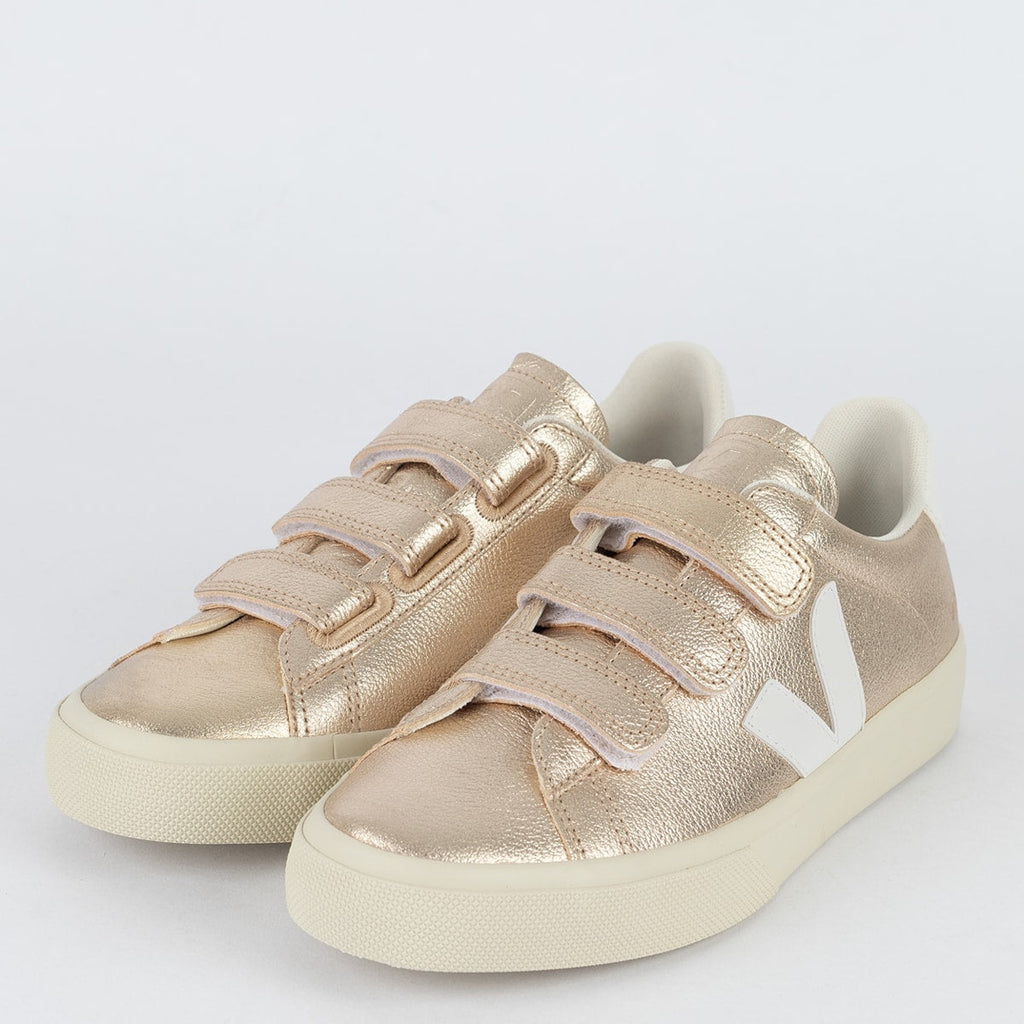 Shoes Logo Chromefree Leather Platine White