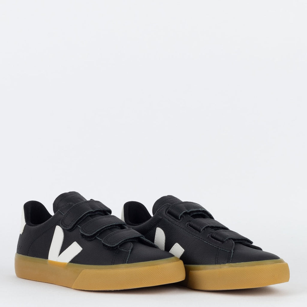 Shoes Logo Chromefree Leather Black White