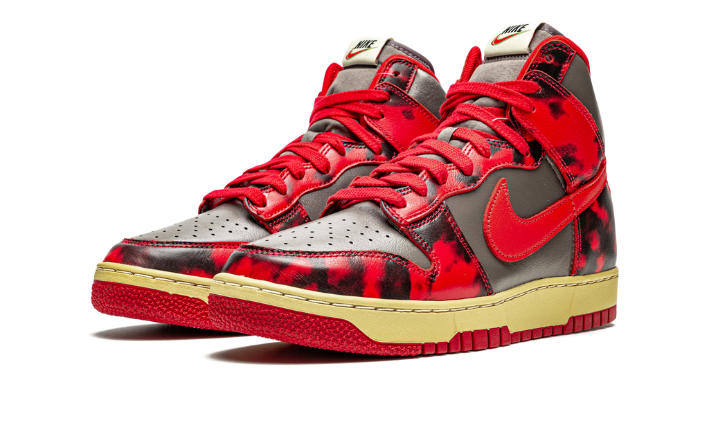 Dunk High Red Acid Wash