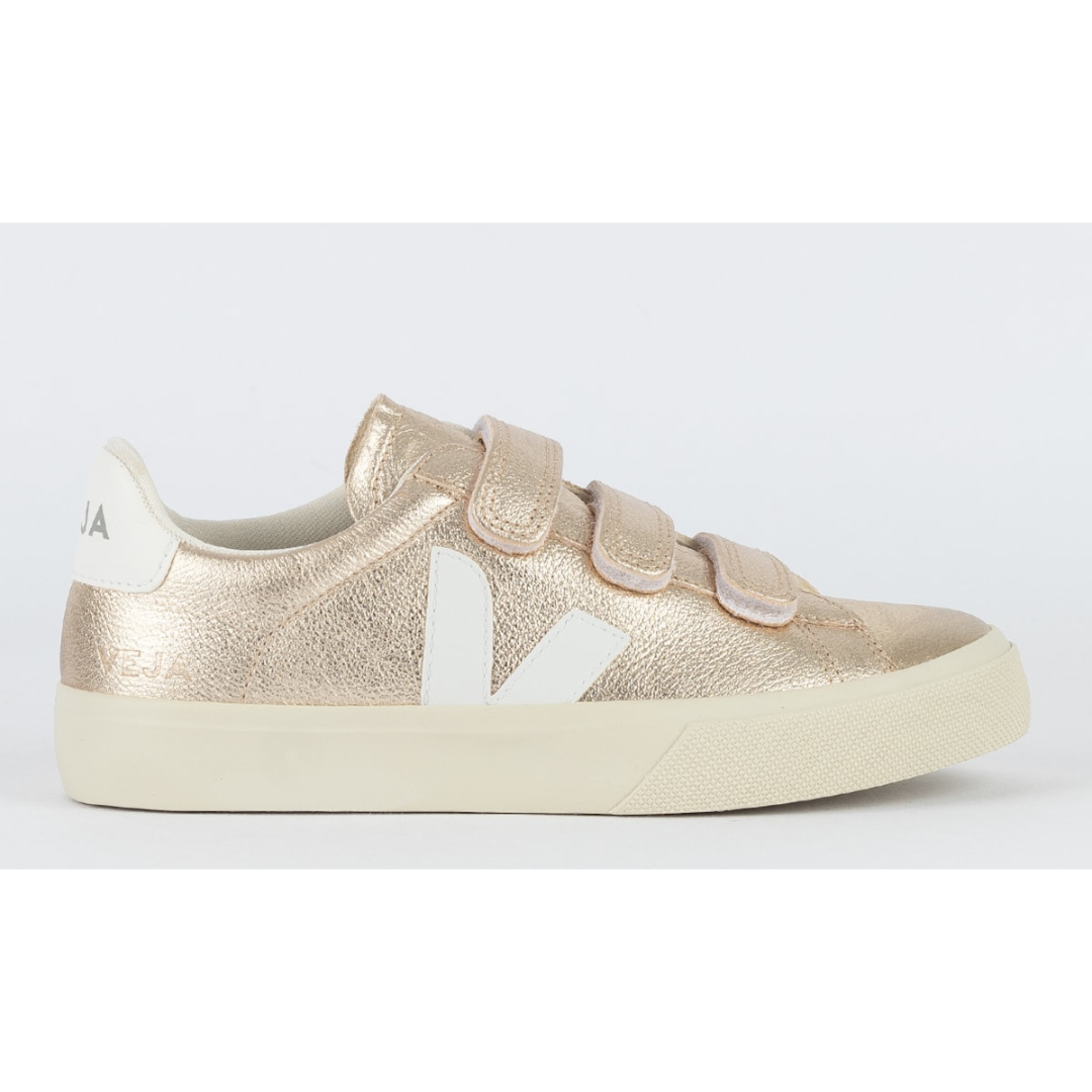 Shoes Logo Chromefree Leather Platine White