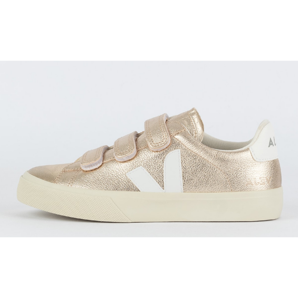 Shoes Logo Chromefree Leather Platine White