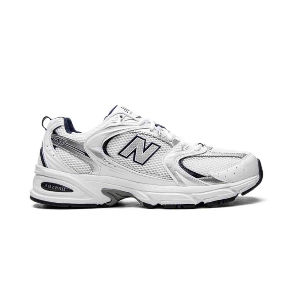 530 White Silver Navy