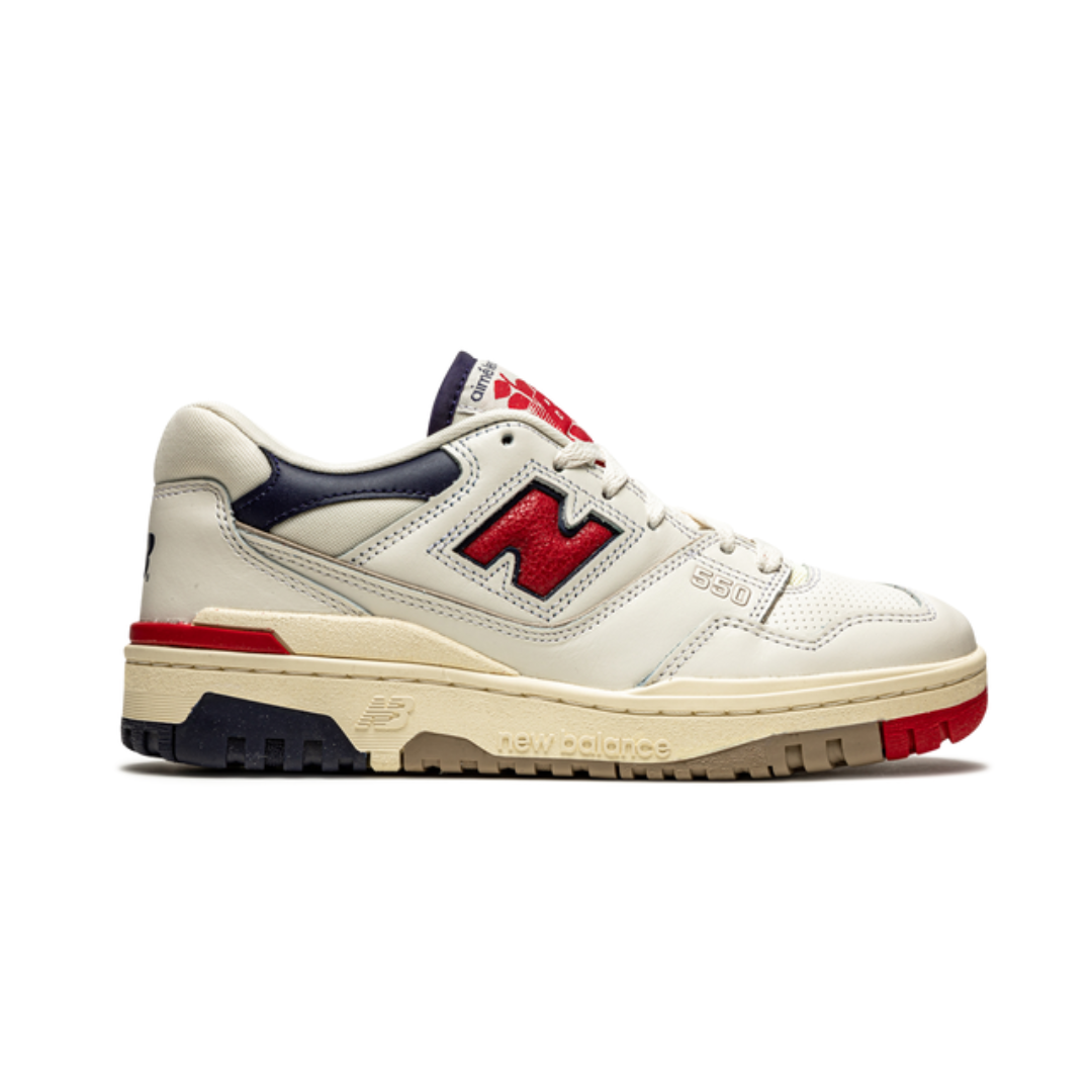 550 Aimé Leon Dore White Navy Red