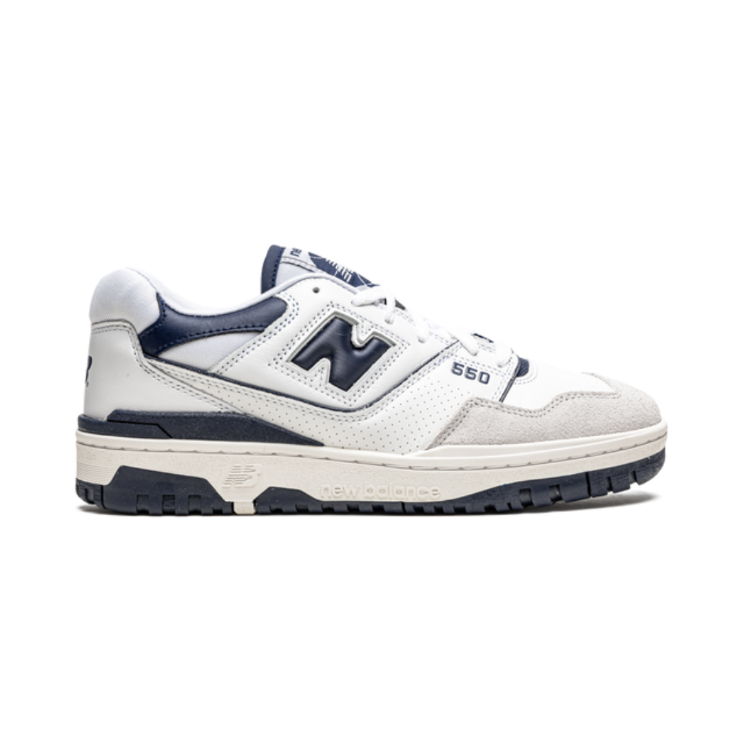 550 White Navy Blue