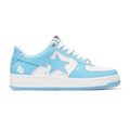Sta Patent Leather Blue White