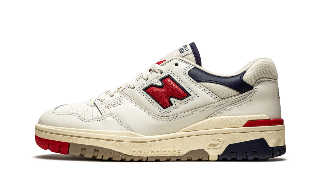 550 Aimé Leon Dore White Navy Red