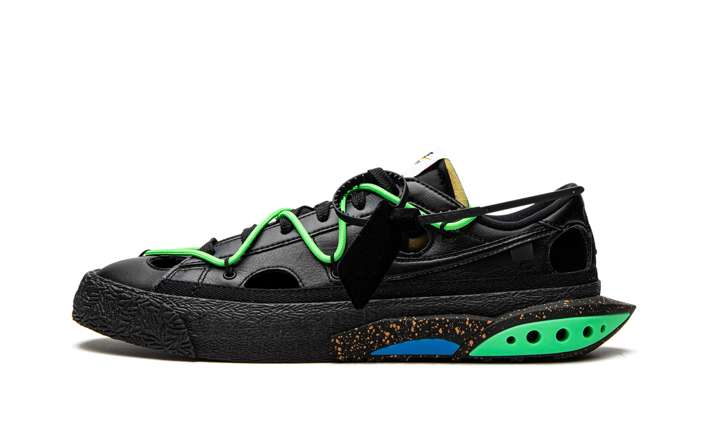 Blazer Low Off-White Black Electro Green