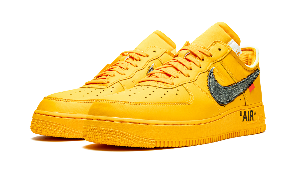 Air force 1 Low Off White University Gold Metallic Silver