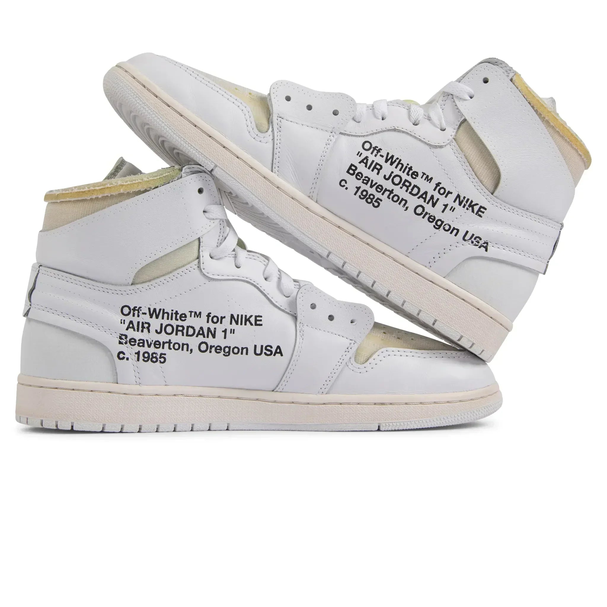 Preloved - Off-White x Air 1 Retro High OG White