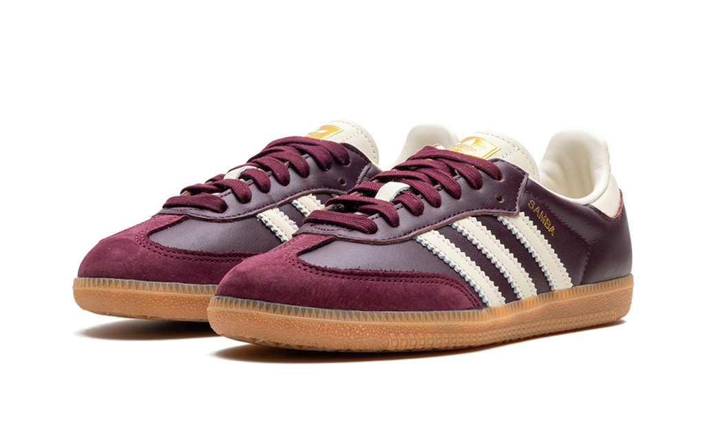 Samba Maroon Cream White