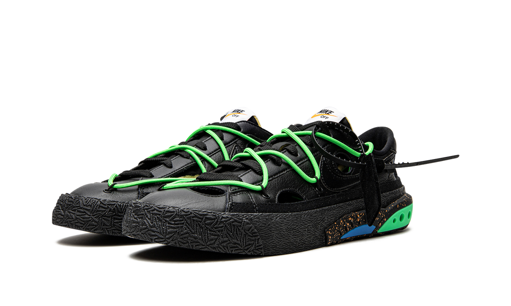 Blazer Low Off-White Black Electro Green