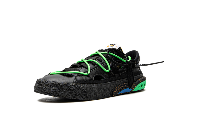 Blazer Low Off-White Black Electro Green